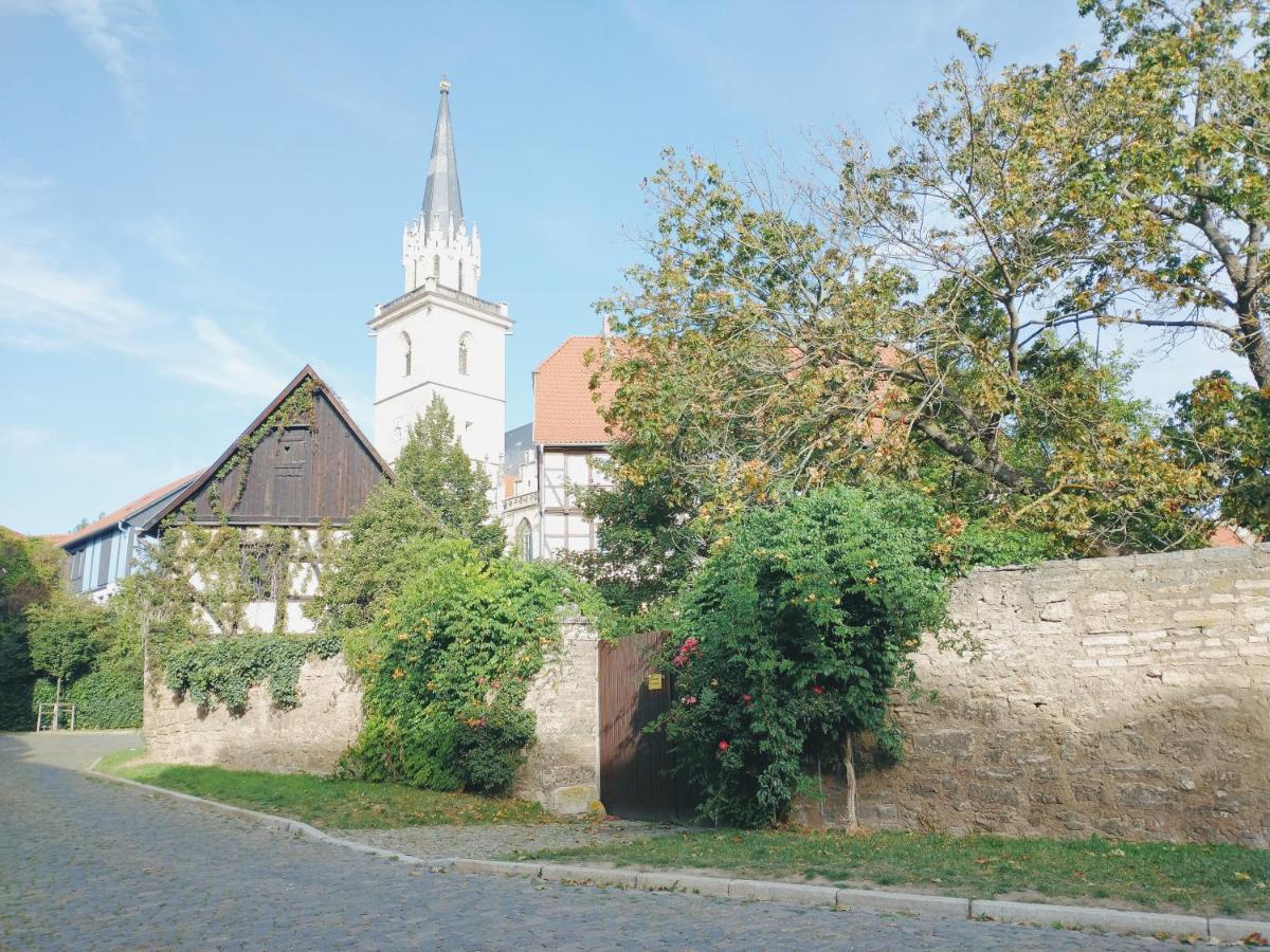 Pension Bergstube Bad Langensalza Buitenkant foto