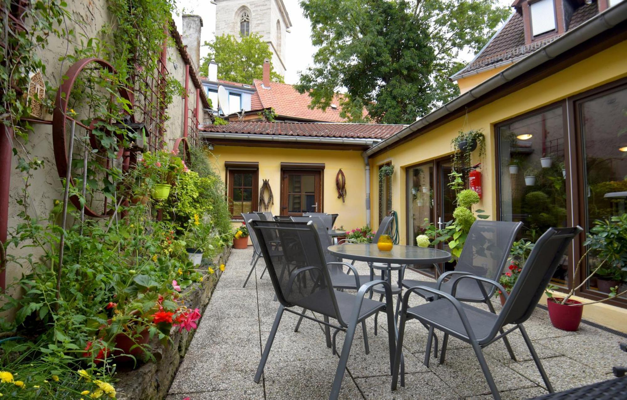 Pension Bergstube Bad Langensalza Buitenkant foto